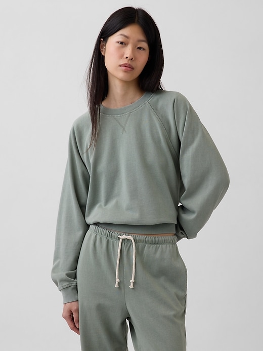 Image number 1 showing, VintageSoft Terry Raglan Sweatshirt