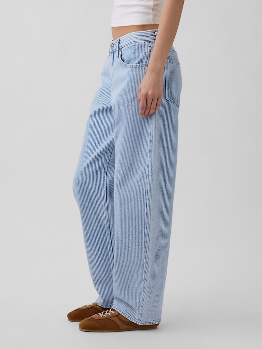 Image number 3 showing, Low Rise UltraSoft Barrel Jeans