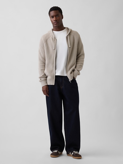 Image number 2 showing, Raglan Sweater Zip Hoodie