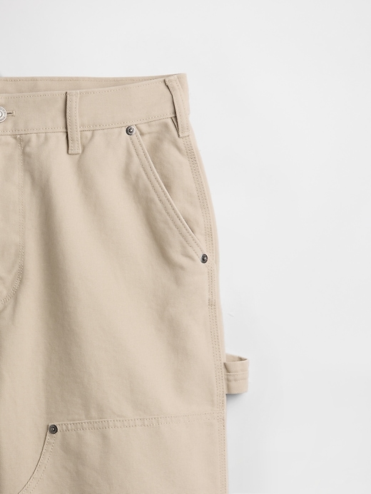 Image number 5 showing, '90s Loose Canvas Double-Knee Carpenter Pants