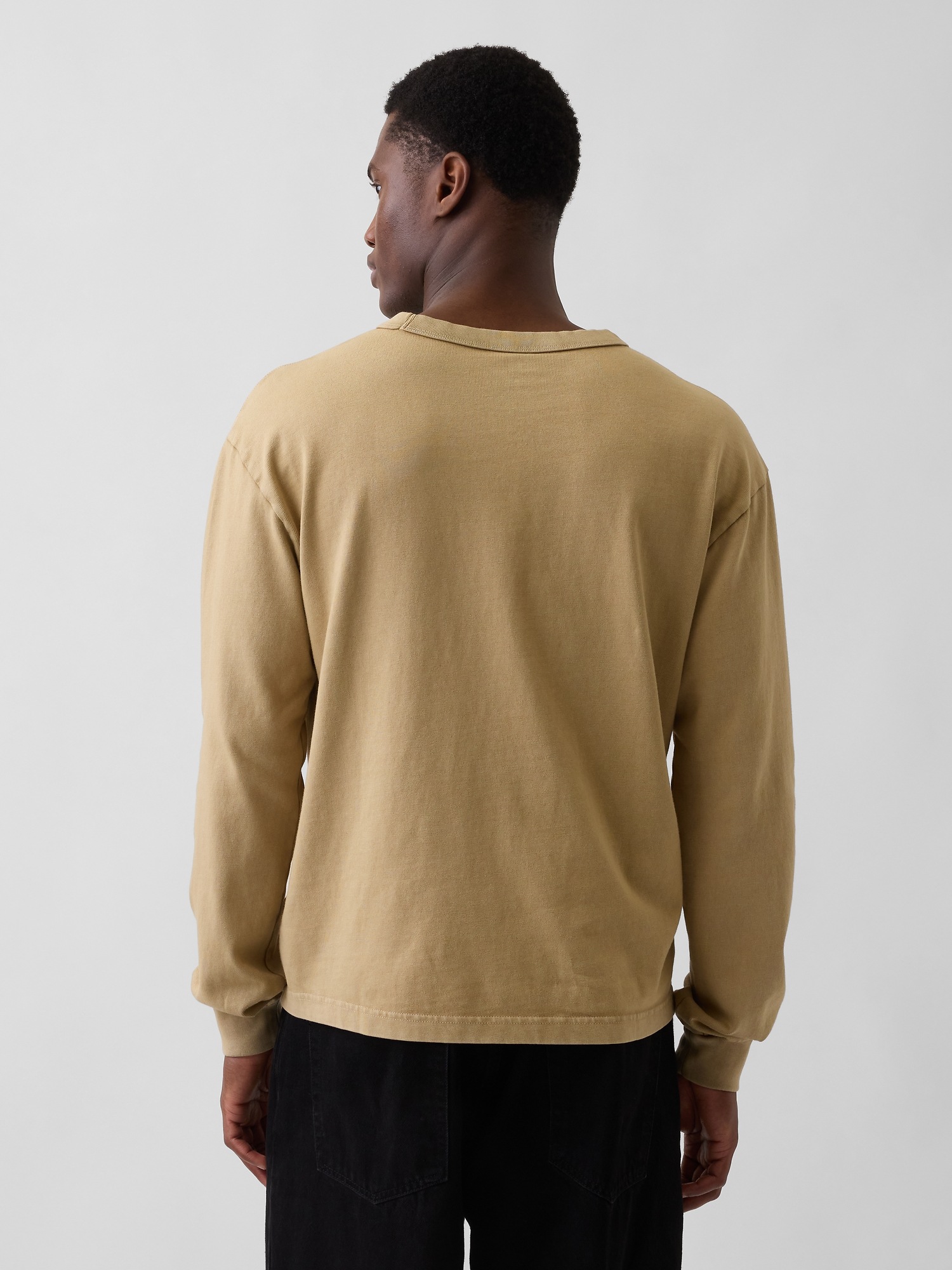 Мужские футболки Gap Heavyweight Crop T-Shirt — фото 3