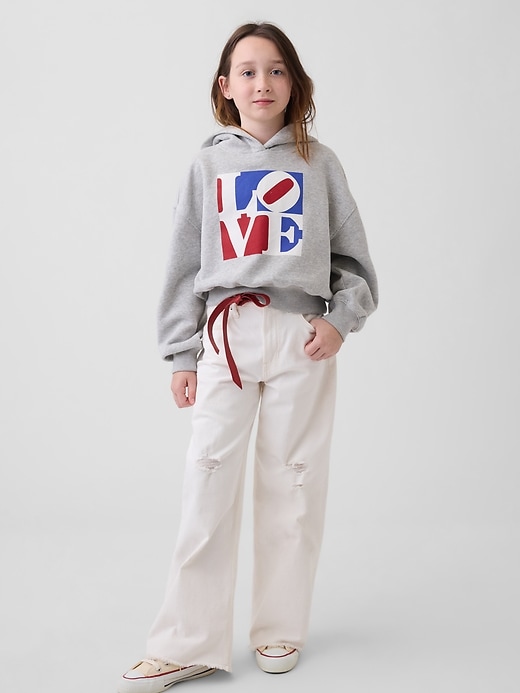 Image number 2 showing, Kids Robert Indiana LOVE Hoodie