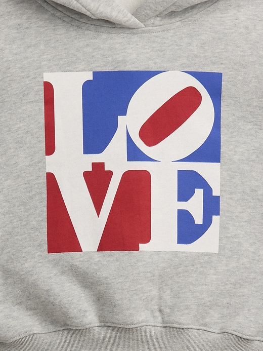 Image number 4 showing, Kids Robert Indiana LOVE Hoodie