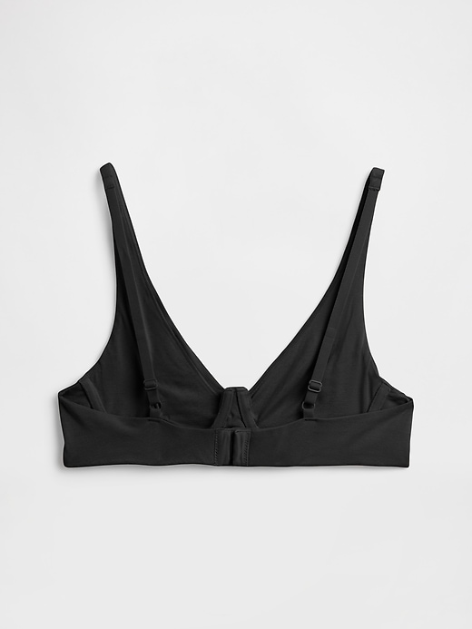 Image number 6 showing, Organic Stretch Cotton Unlined Bra