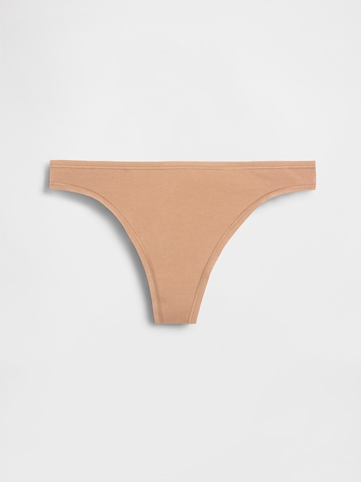Image number 2 showing, Organic Stretch Cotton Thong