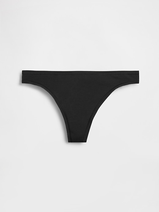Image number 3 showing, Organic Stretch Cotton Thong