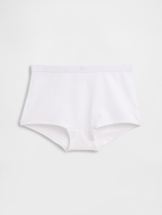 Image number 4 showing, Organic Stretch Cotton High Rise Shorty