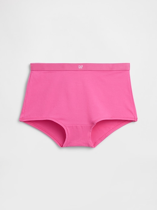 Image number 4 showing, Organic Stretch Cotton High Rise Shorty