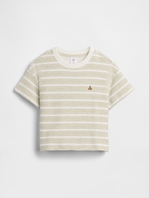 Image number 2 showing, Baby & Toddler Terry Stripe Outfit Set