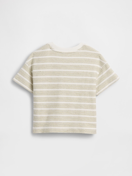 Image number 3 showing, Baby & Toddler Terry Stripe Outfit Set