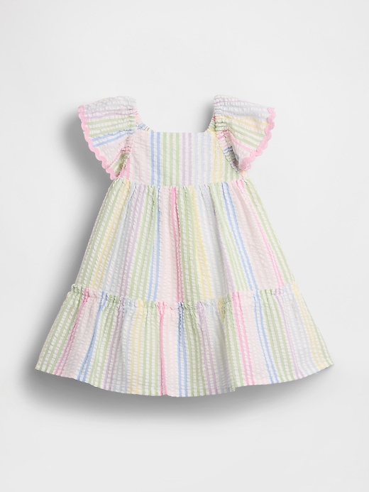 Image number 1 showing, Baby Seersucker Flutter Tank Dress