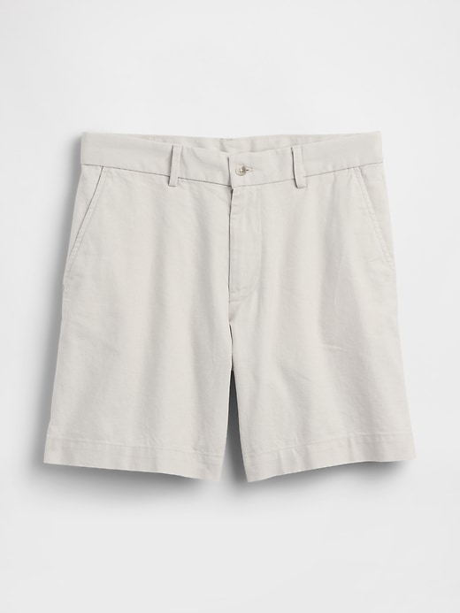 Image number 6 showing, 7.5" Linen-Cotton Shorts