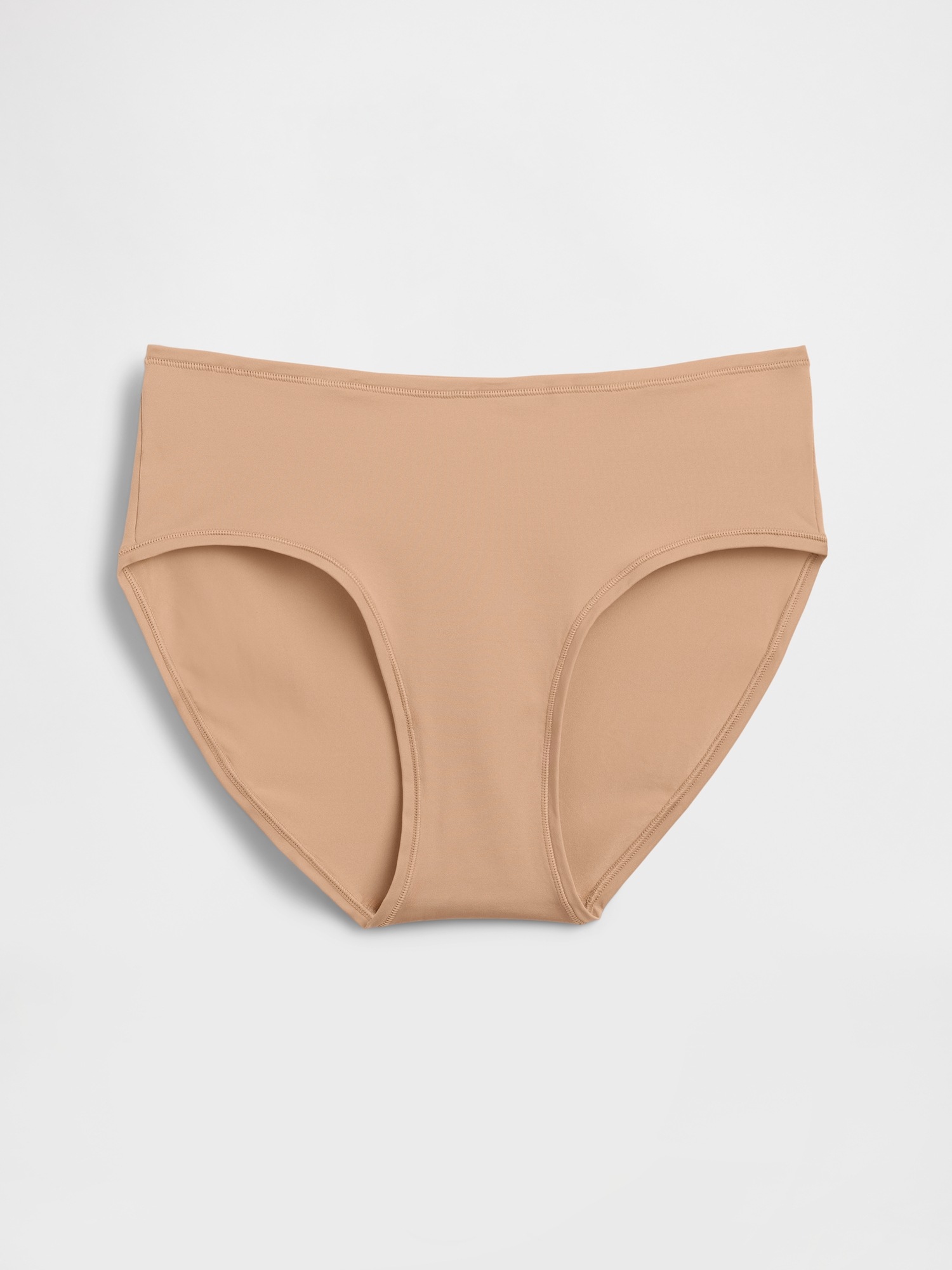 Трусы SecondSkin Hipster — Gap, цвет: Пудровый бежевый — фото 4