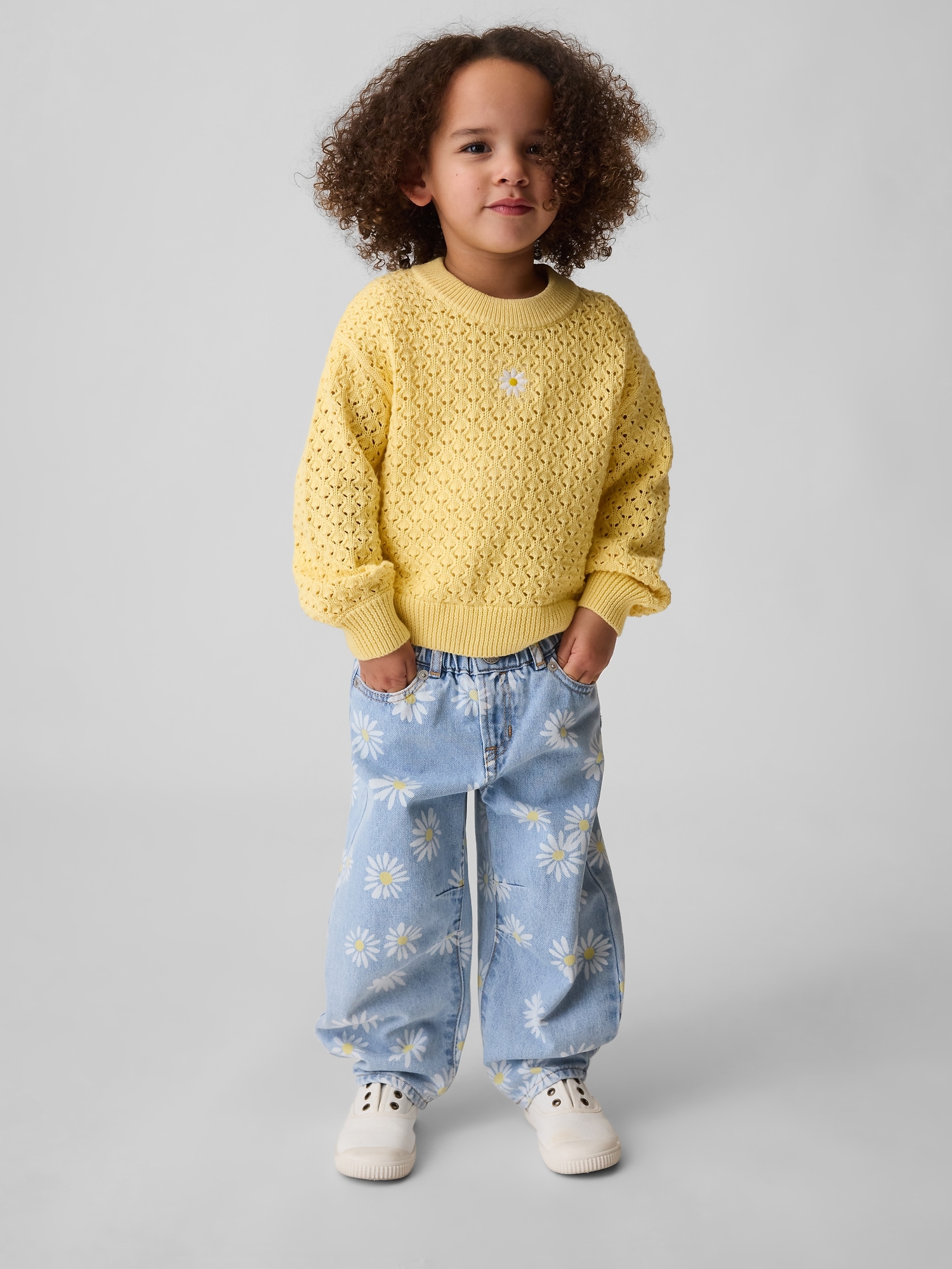 Baby & Toddler Daisy Horseshoe Jeans