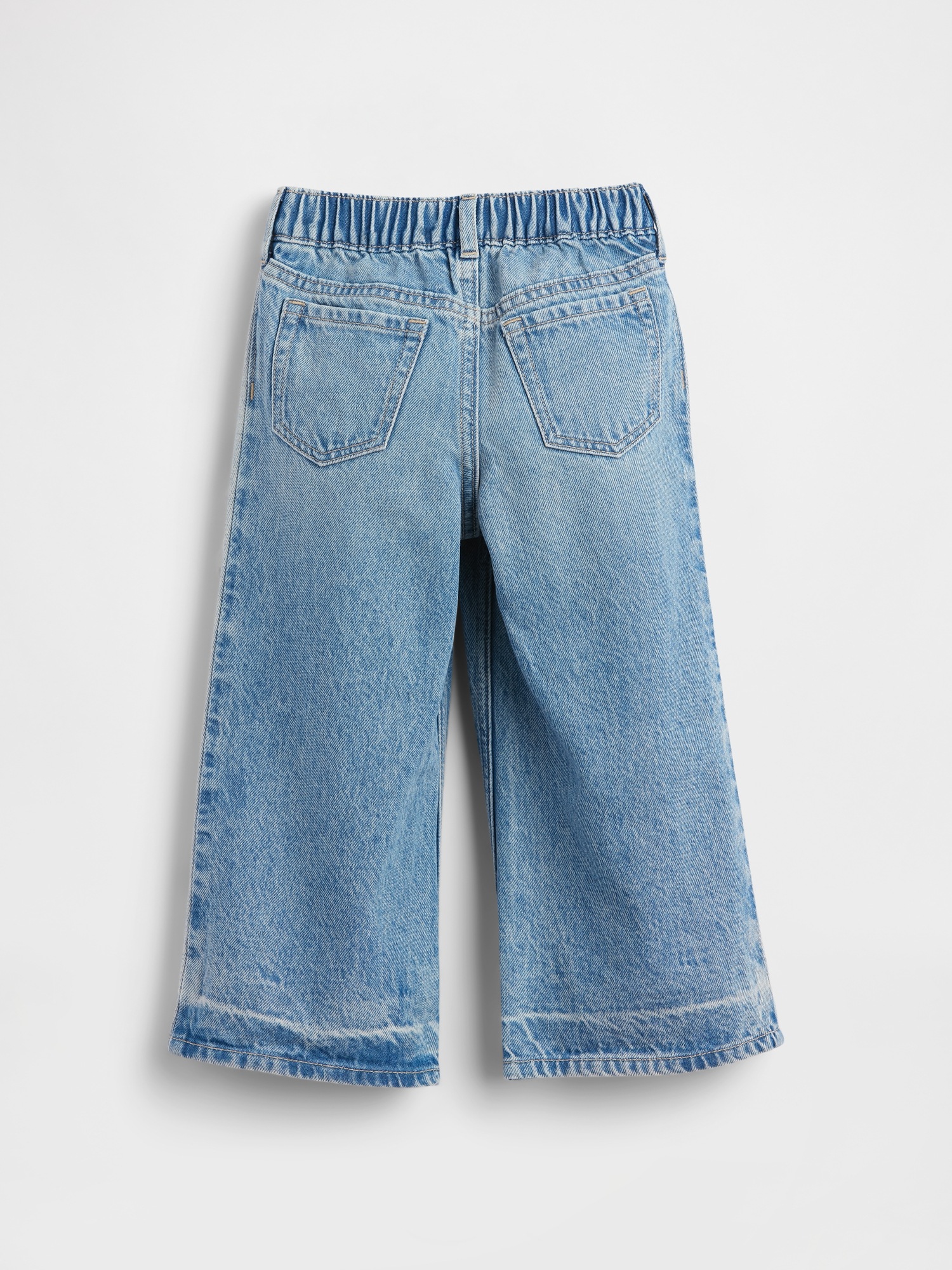 Детские джинсы Gap Baby & Toddler Pull-On Baggy Wide-Leg Jeans — фото 3