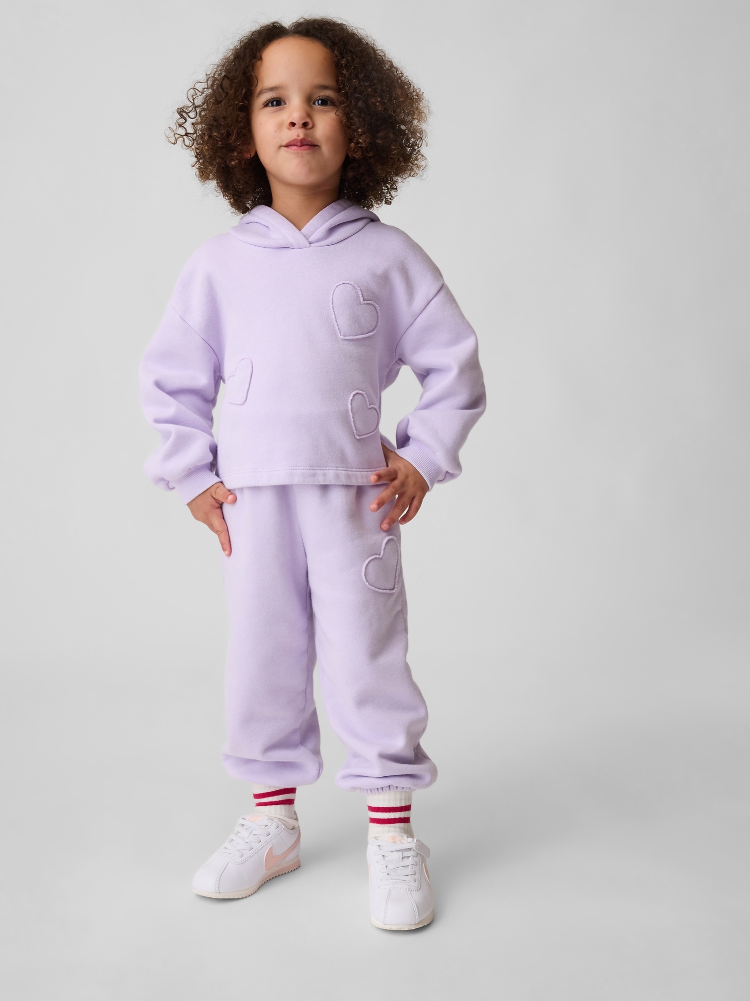 Комплект одежды для малышей Gap VintageSoft с худи, цвет: Лавандовый