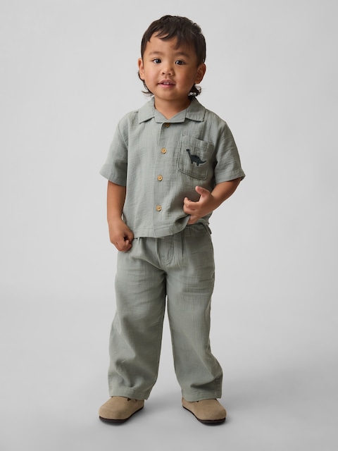Baby & Toddler Cotton Gauze Outfit Set