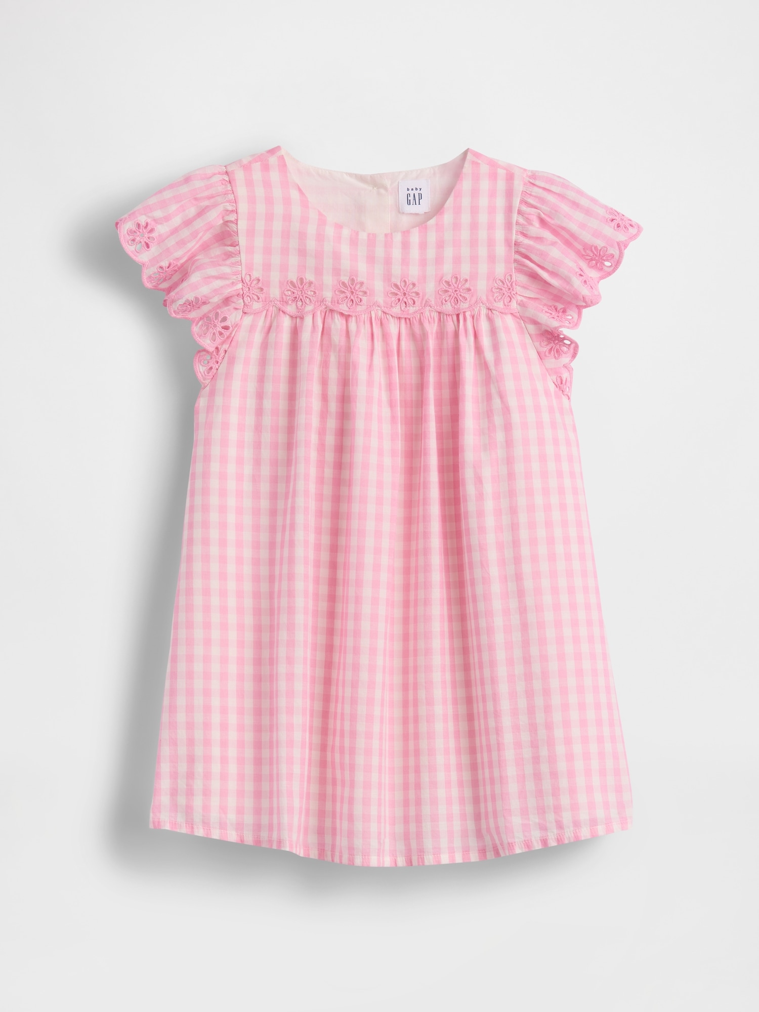 Baby & Toddler Eyelet Gingham Dress