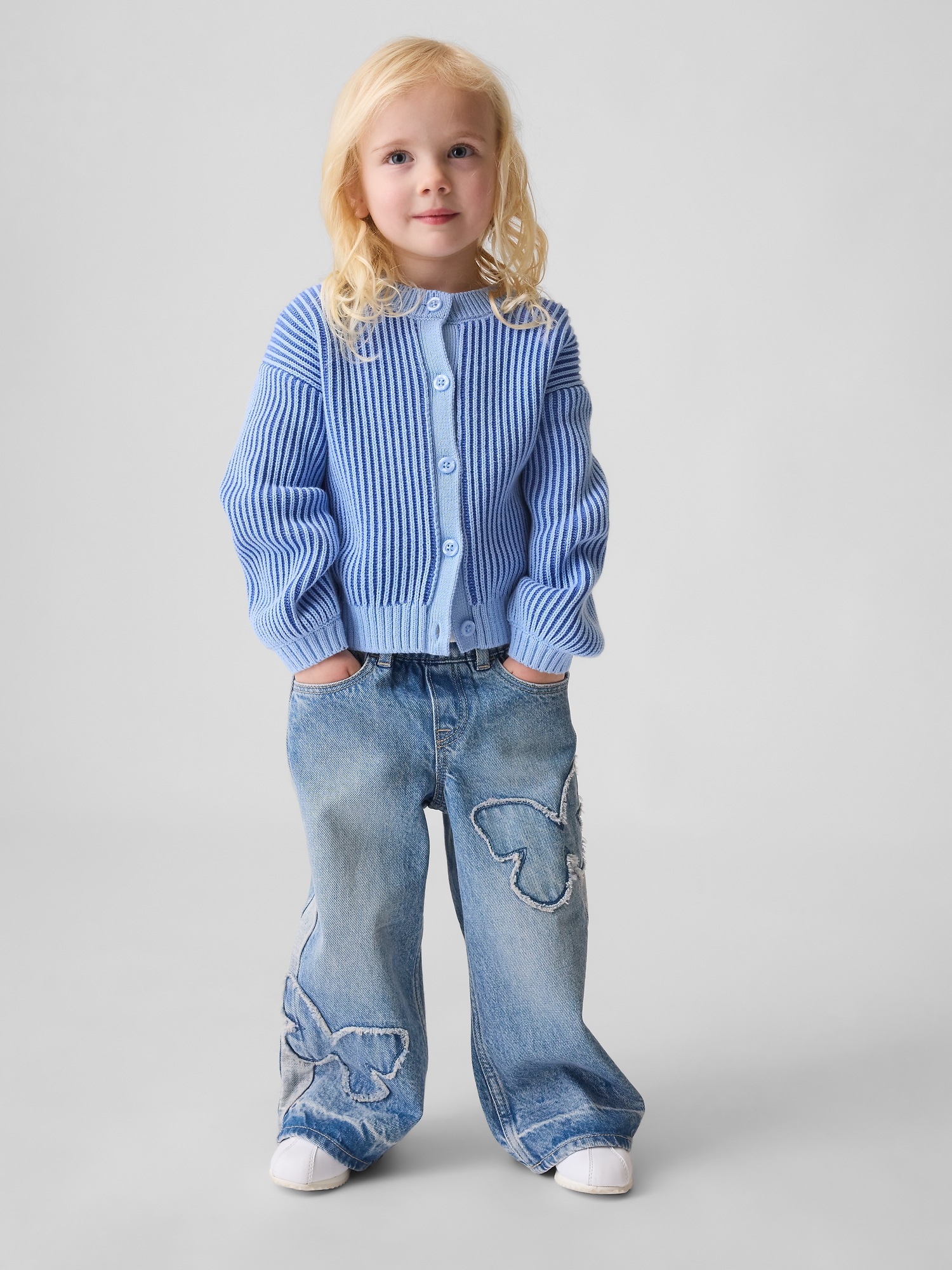 Детские джинсы Gap Baby & Toddler Pull-On Baggy Wide-Leg Jeans