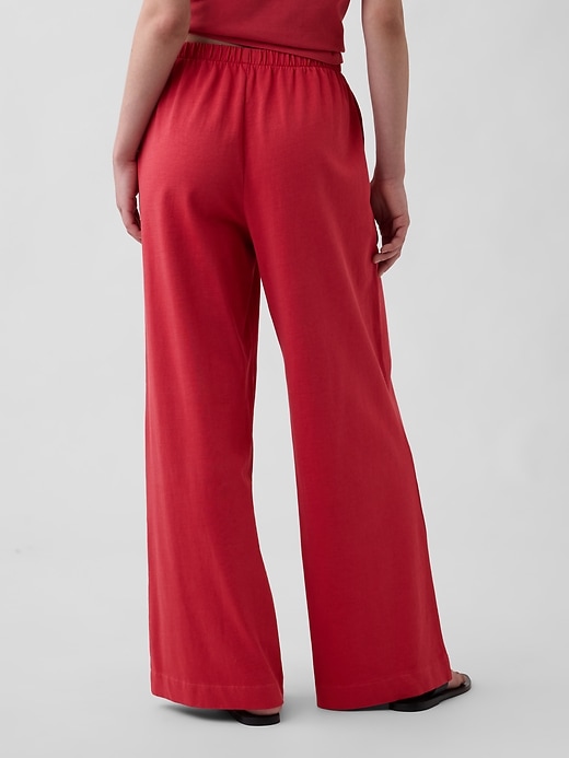 Image number 4 showing, Heavyweight Easy Wide-Leg Pants