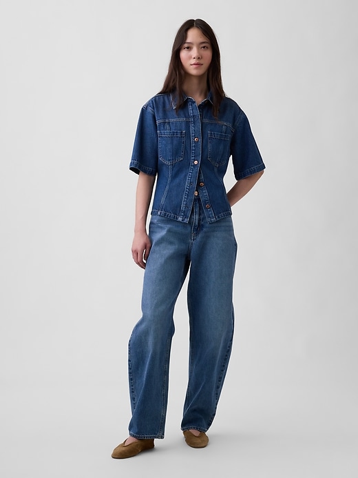 Image number 2 showing, UltraSoft Denim Pocket Shirt