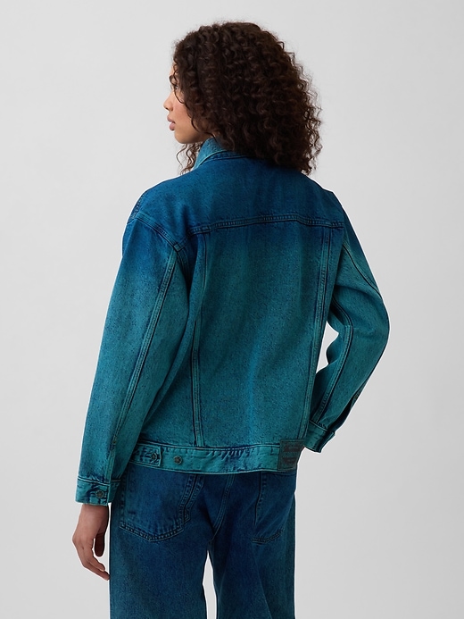 Image number 3 showing, Gap × HFR Oversized Icon Denim Jacket by IGDALYAH