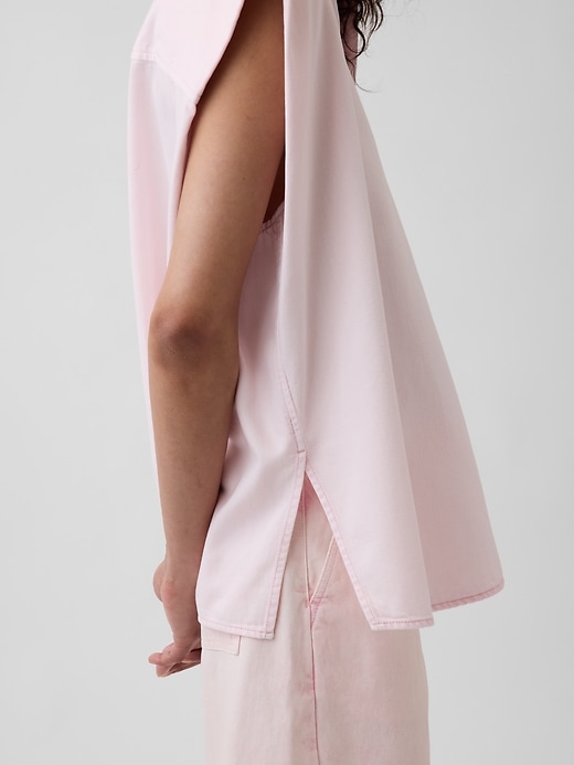 Image number 5 showing, Gap × HFR UltraSoft Denim Wide-Shoulder Shirt by Nicole Benefield Portfolio