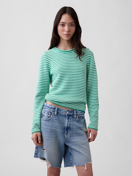 Image number 1 showing, 100% Cotton Rollneck Sweater