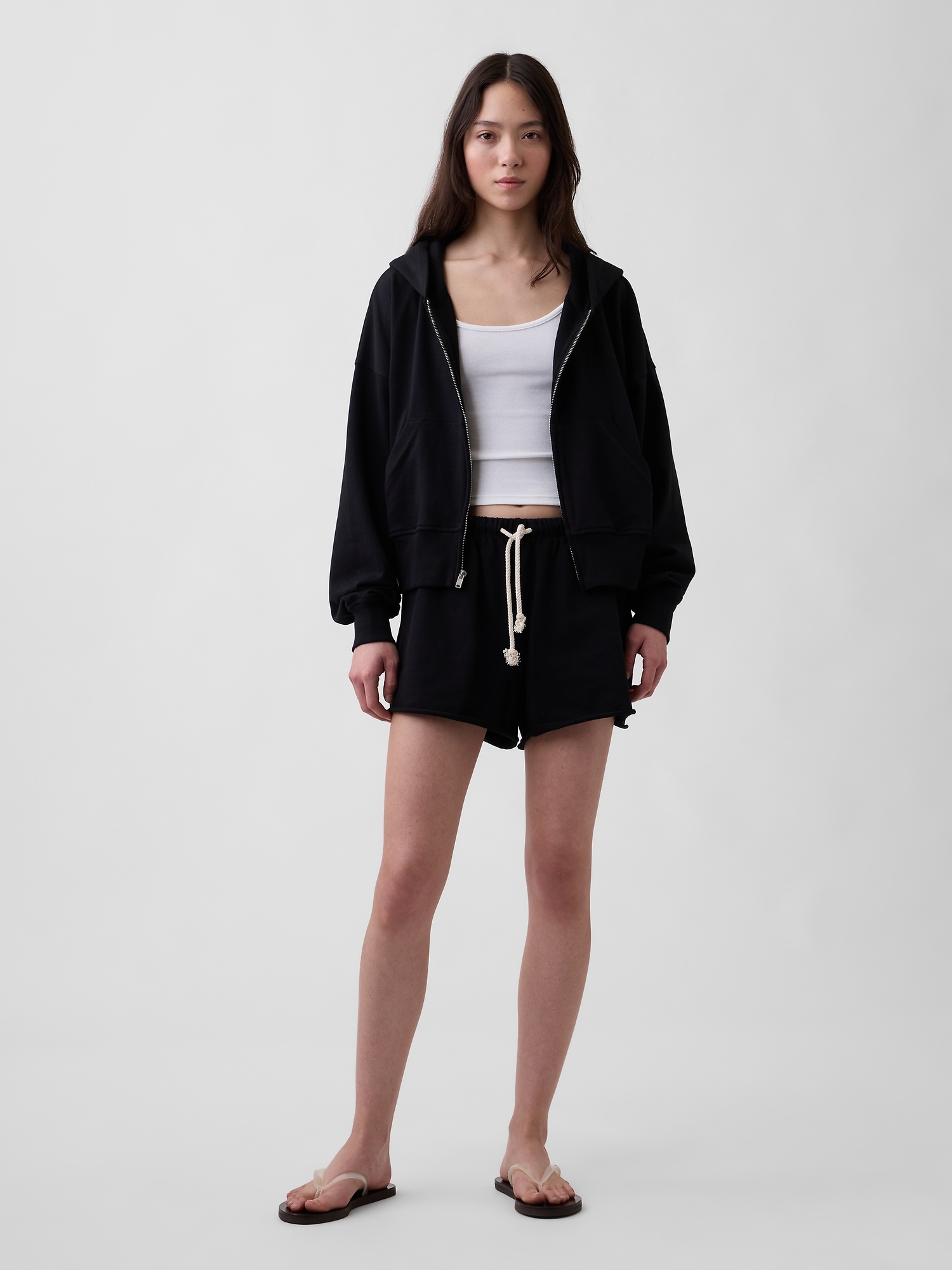 VintageSoft Terry Relaxed Sweat Shorts