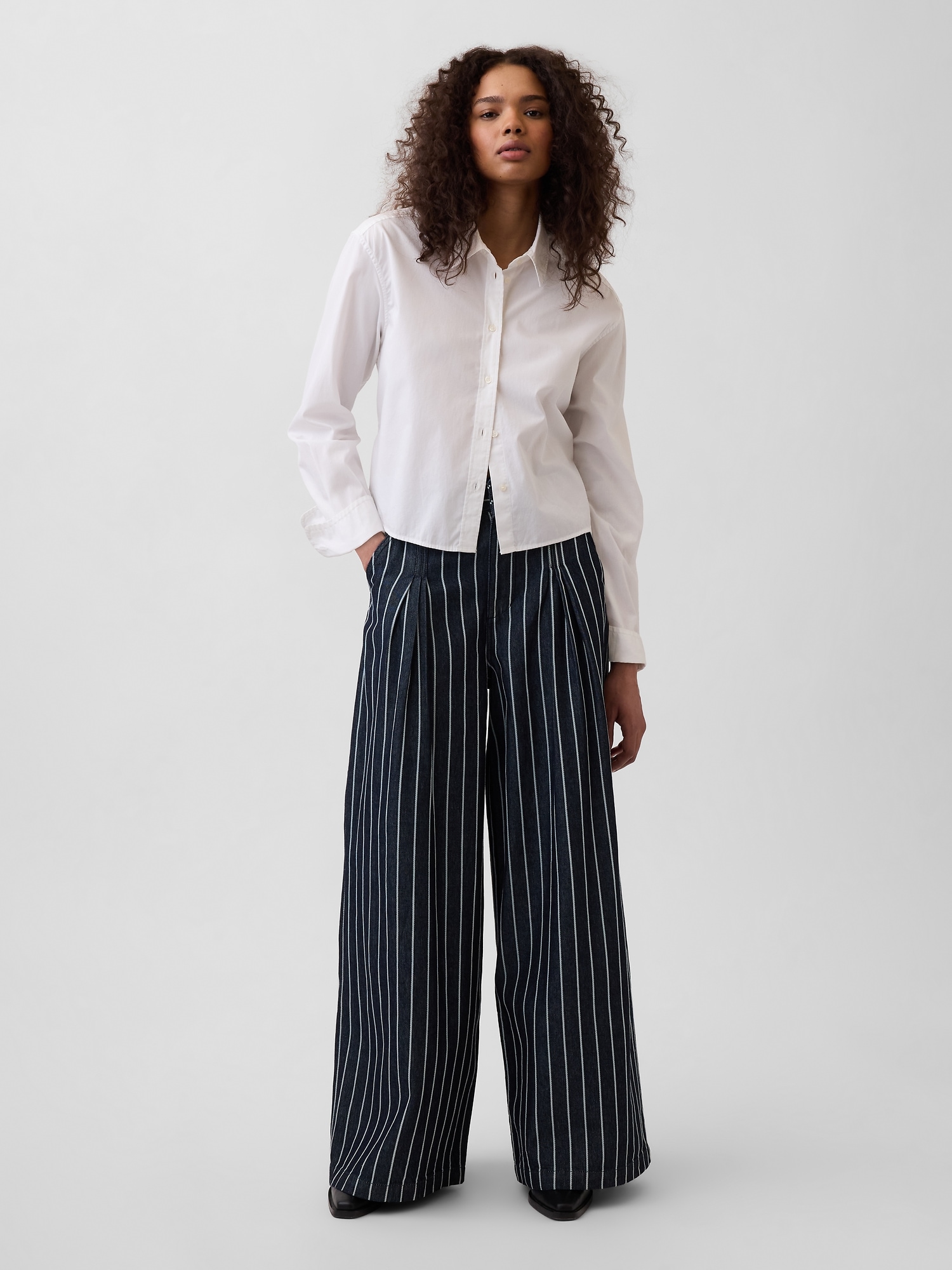 Gap × HFR Extra High Rise Stripe Denim Trousers by LaTouché