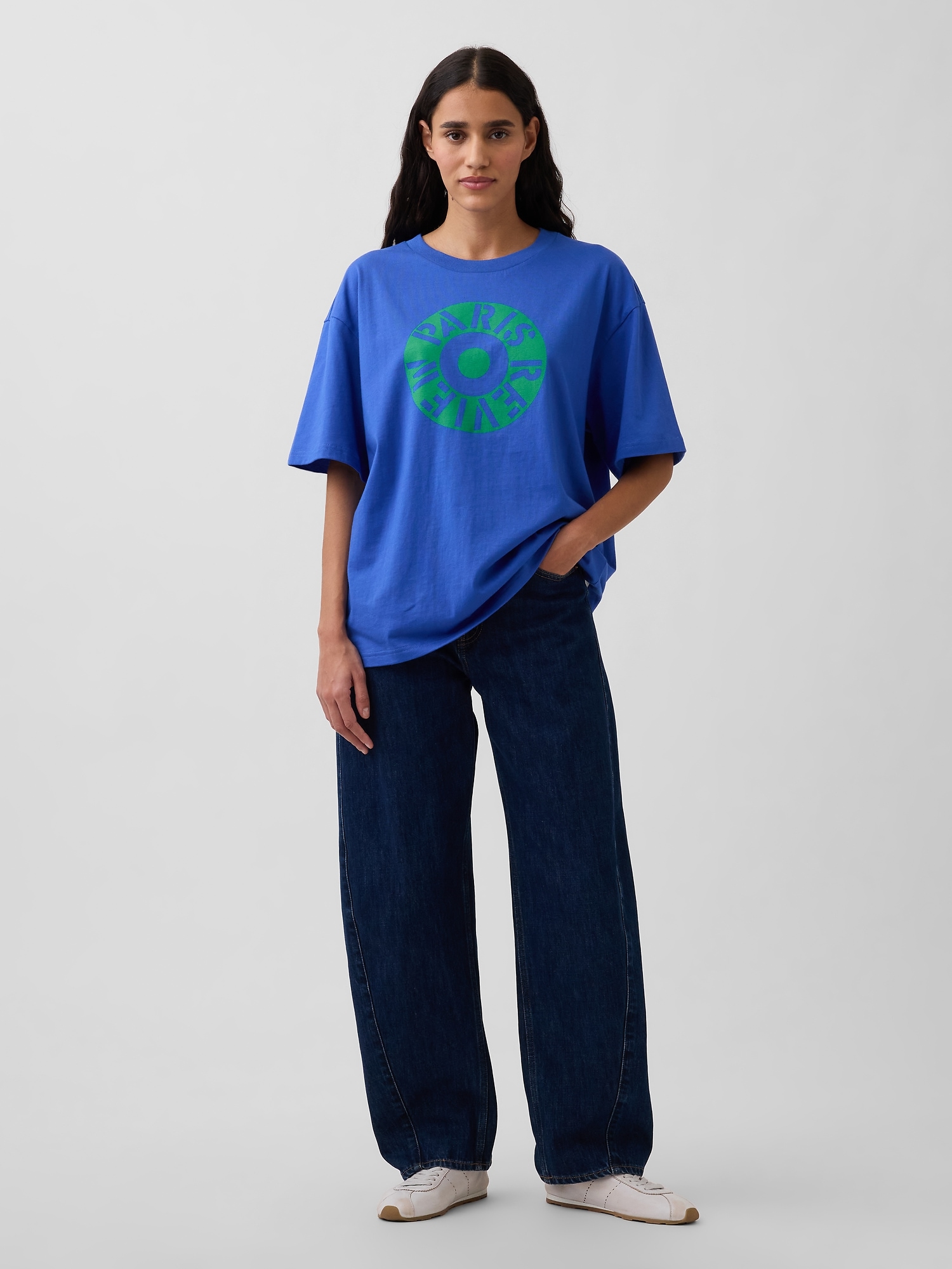 Robert Indiana Oversized Graphic T-Shirt