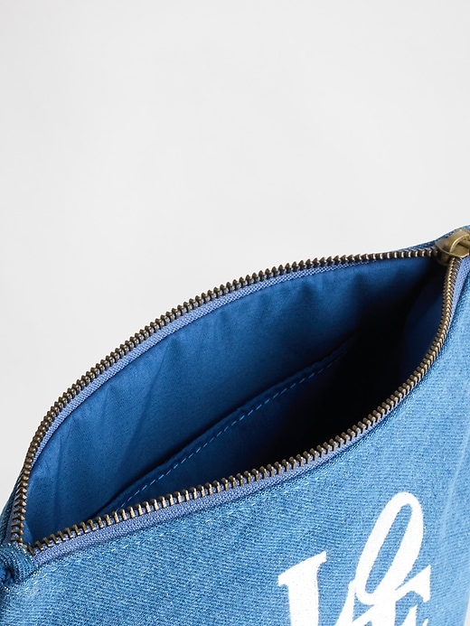 Image number 2 showing, Robert Indiana Love Denim Bag