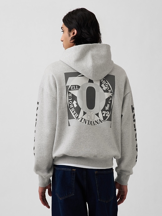 Image number 2 showing, Robert Indiana VintageSoft Graphic Hoodie