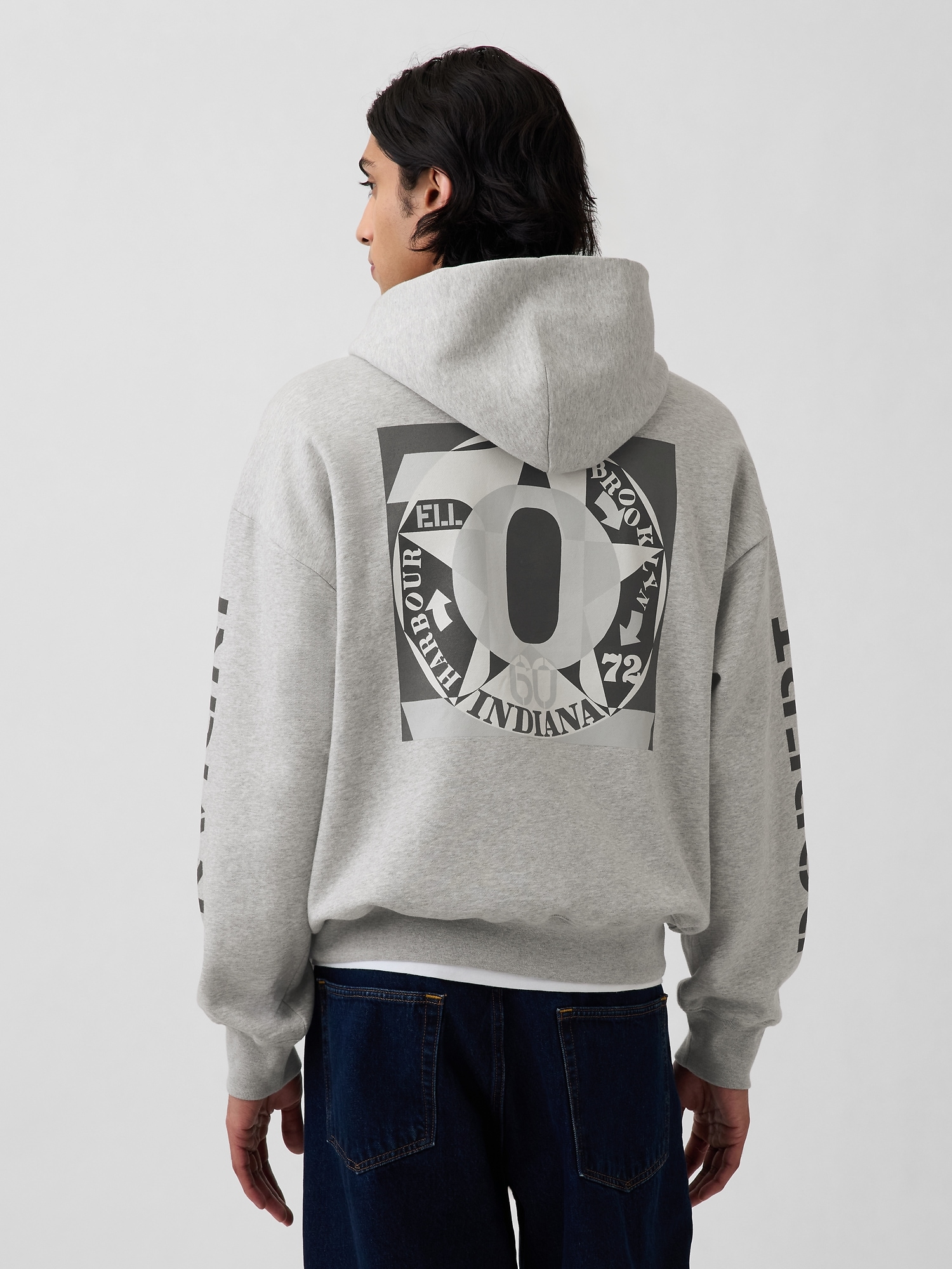 Robert Indiana VintageSoft Graphic Hoodie
