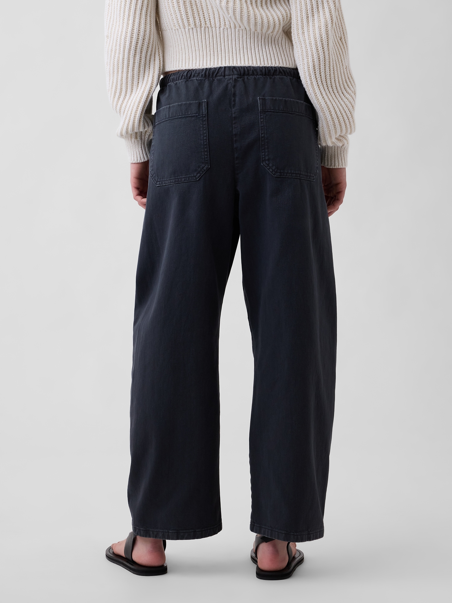 Easy Double-Knee Barrel Pants