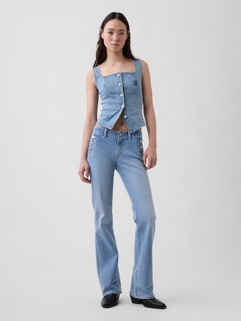 Low Rise Long & Lean Sailor Jeans