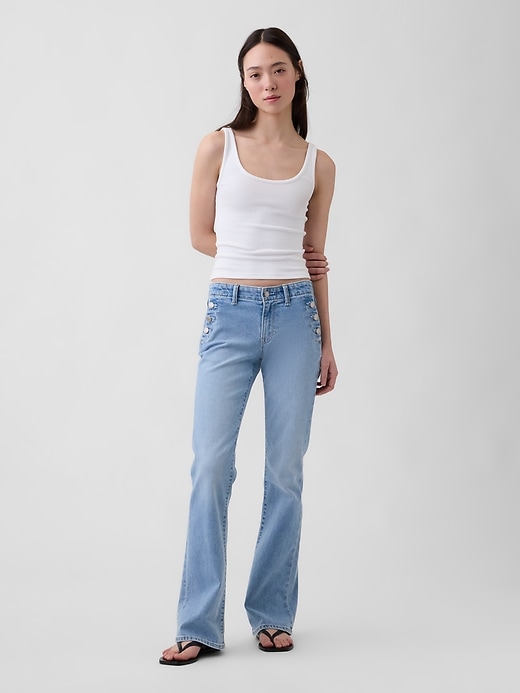 Image number 6 showing, Low Rise Long & Lean Sailor Jeans