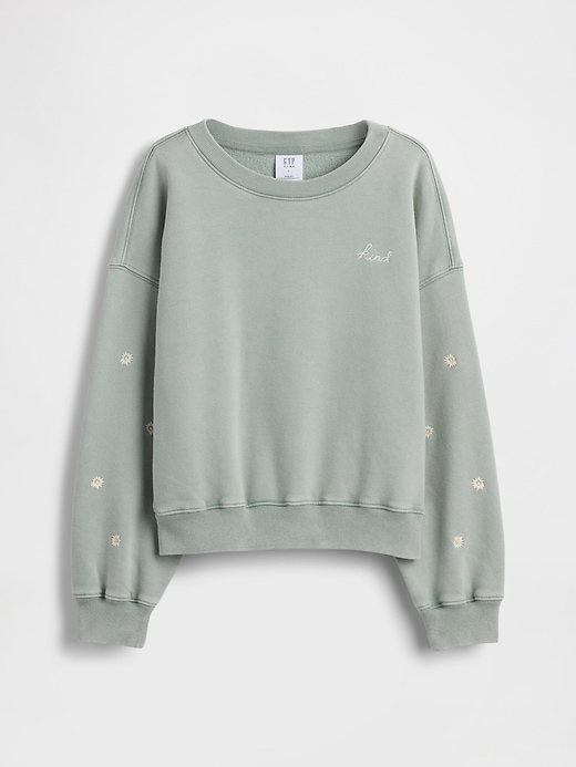 Image number 2 showing, Kids VintageSoft Wedge Crewneck Sweatshirt