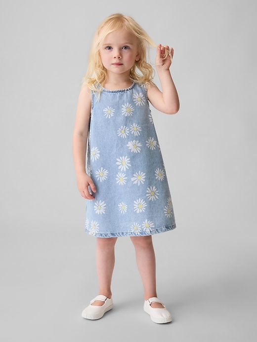 Image number 1 showing, Baby & Toddler Daisy Denim Dress