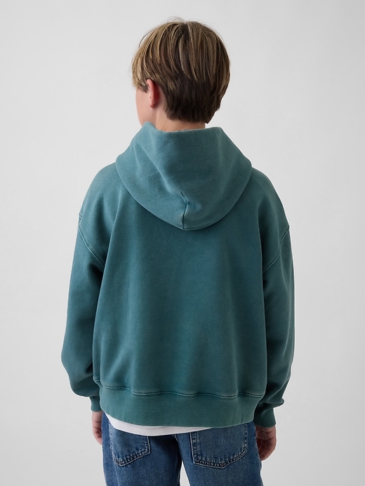 Image number 3 showing, Kids VintageSoft Relaxed Logo Hoodie