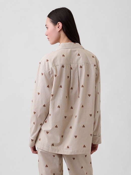 Image number 3 showing, Poplin PJ Shirt