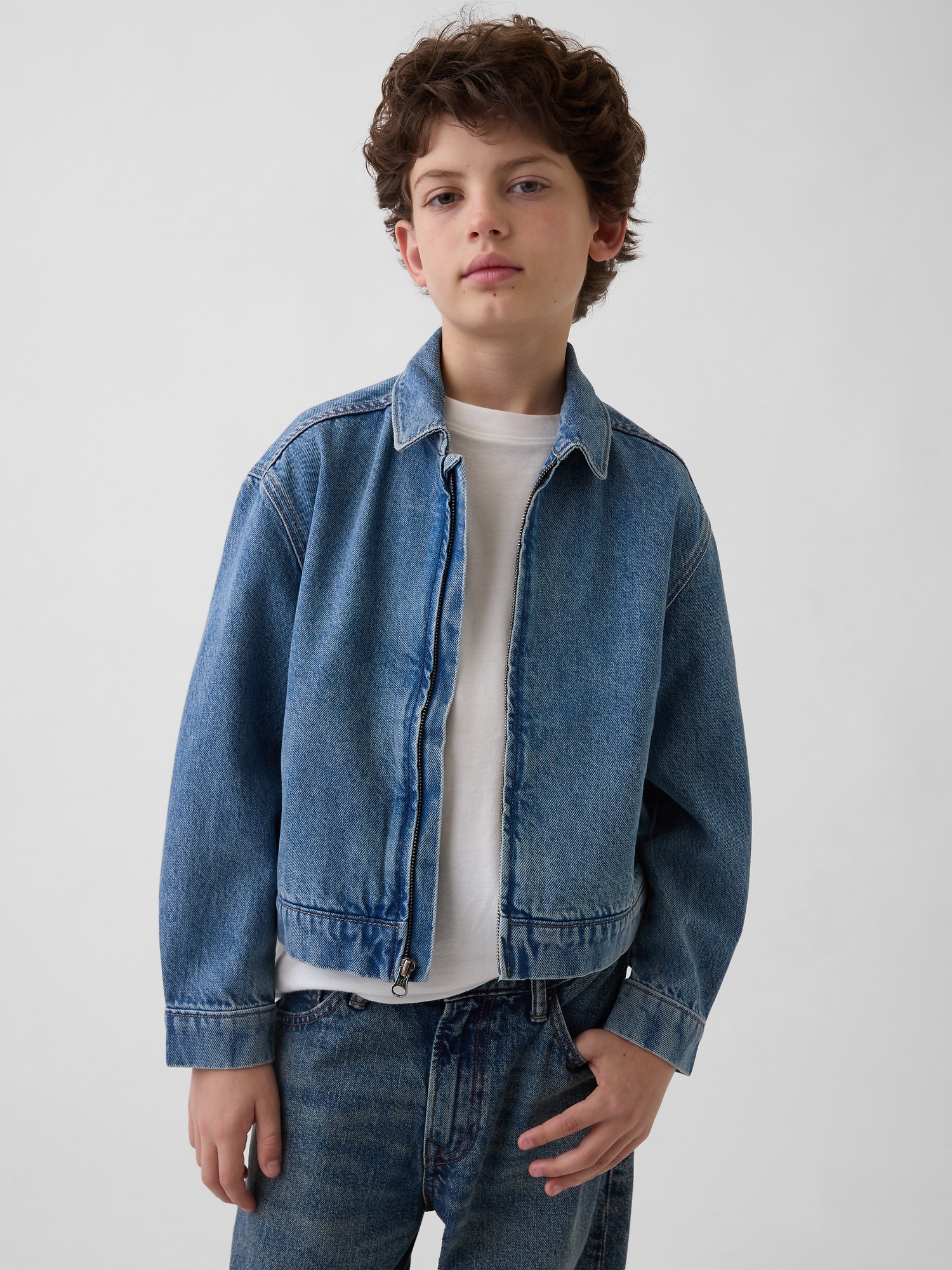 Kids Relaxed Denim Jacket