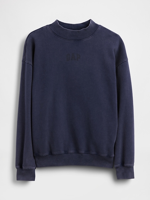 Image number 5 showing, Heavyweight French Terry Oversized Mockneck Sweatshirt