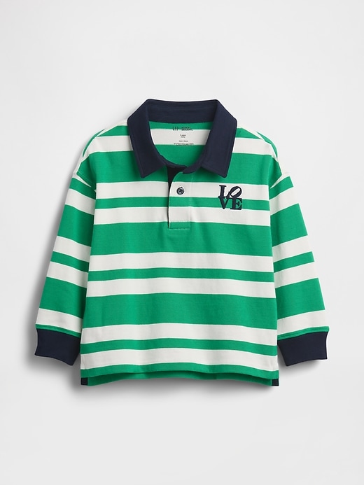 Image number 4 showing, Toddler Robert Indiana LOVE Rugby Shirt