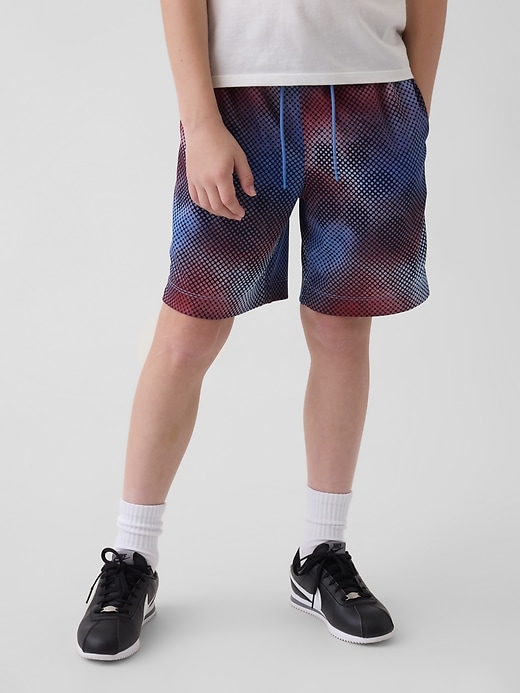 Image number 3 showing, Kids GapFit 6" Recycled Mesh Easy Shorts