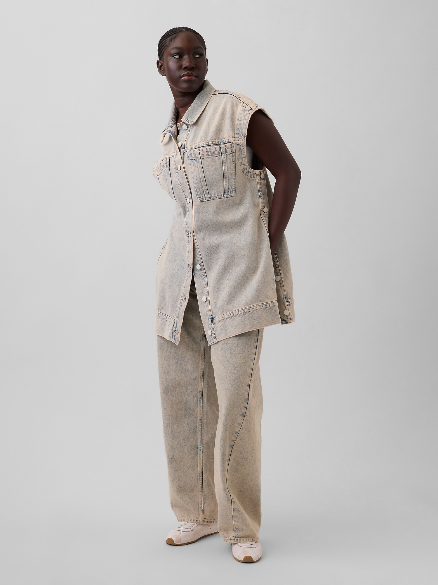 Женские джинсы Gap × HFR Low Rise Baggy Barrel Jeans by Nicole Benefield Portfolio