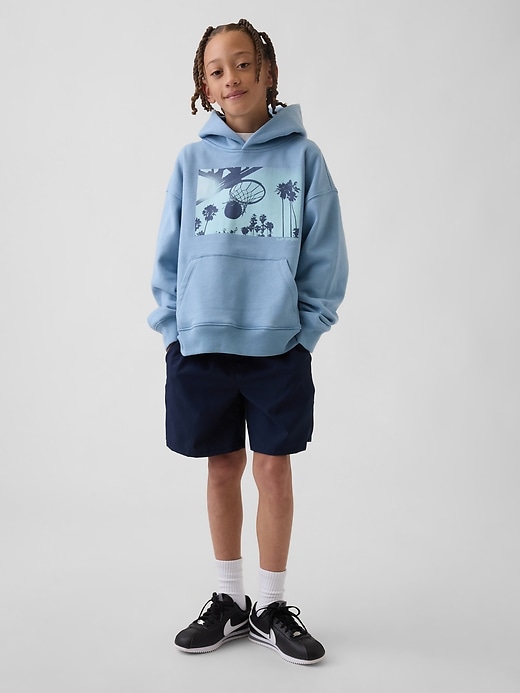 Image number 4 showing, Kids VintageSoft Relaxed Graphic Hoodie