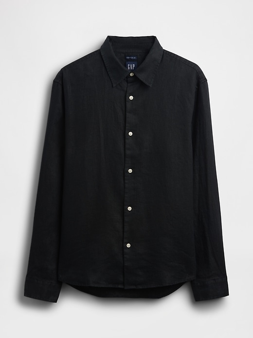 Image number 1 showing, 100% Linen Relaxed Shirt