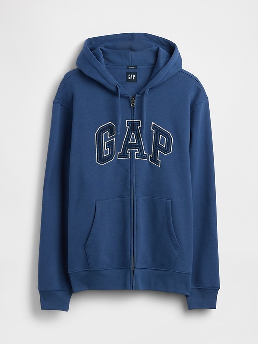Image number 2 showing, Adult VintageSoft Arch Logo Zip Hoodie