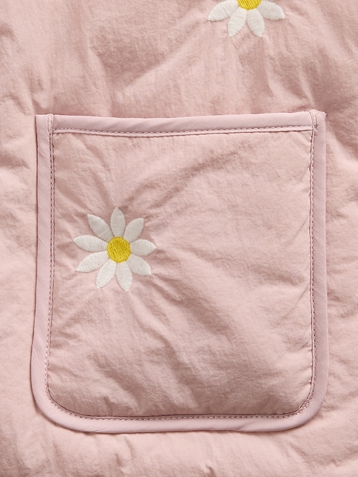Image number 4 showing, Baby & Toddler Floral Embroidered Quilted Jacket
